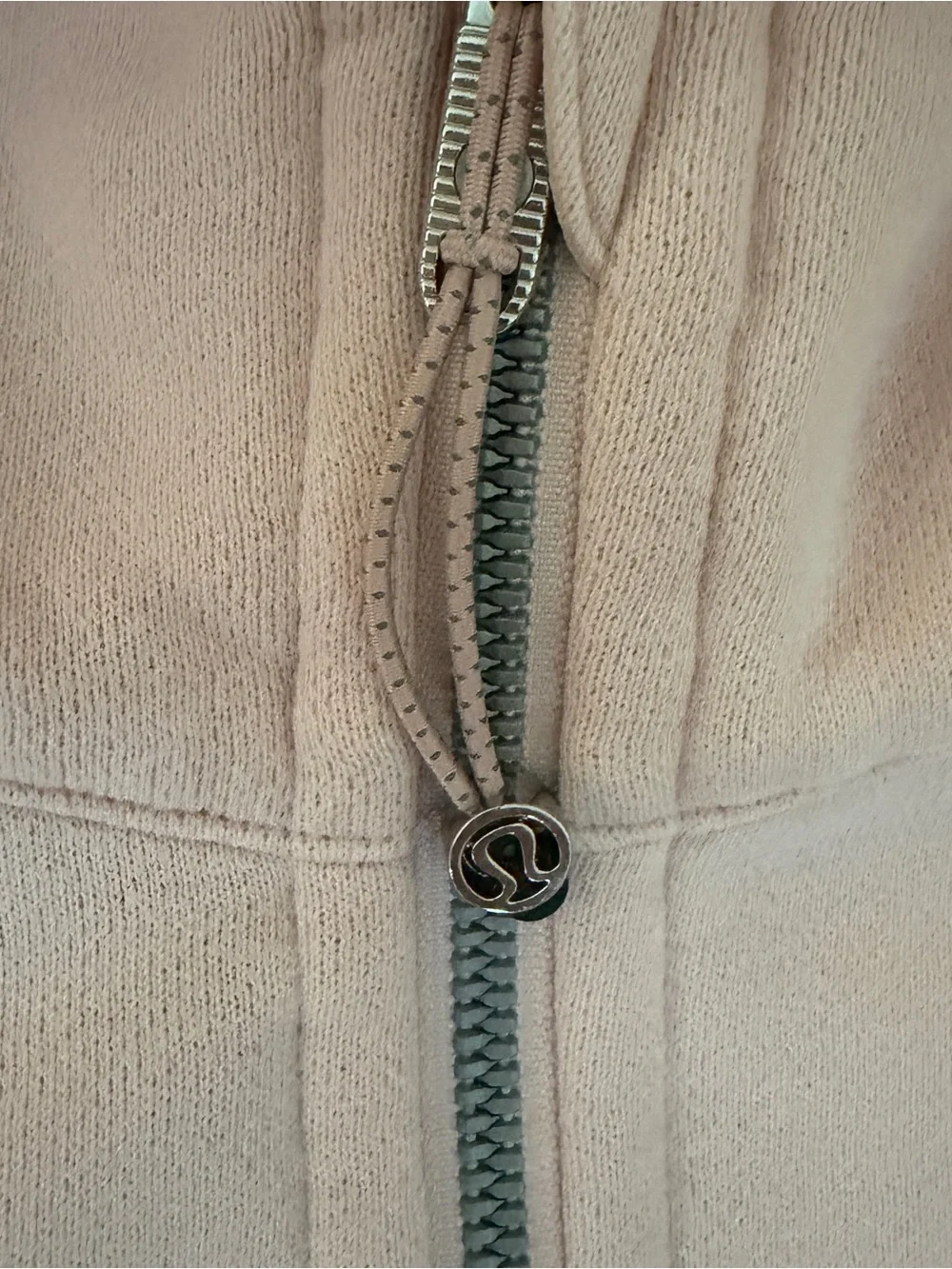 lululemon athletica Light Pink Half-Zip Hoodie XS/S